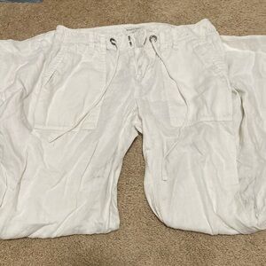 Linen Banana Republic Low rise pants
